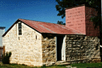 photograph of the bath-house of the Nimitz Hotel, showing the cistern for collecting water